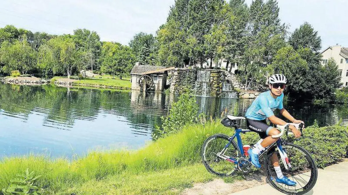 Ciclista Jorge Ramírez